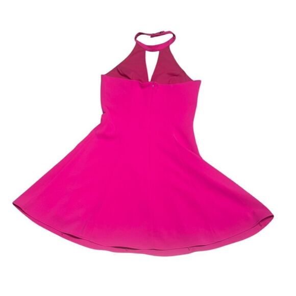 AMANDA UPRICHARD X REVOLVE pink halter v neck open back mini dress size small - Picture 3 of 7